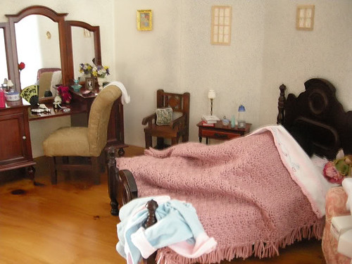 This is Jeni's bedroom, and the pictures are from a story about her and her roommates and her sweetheart, Aleric.