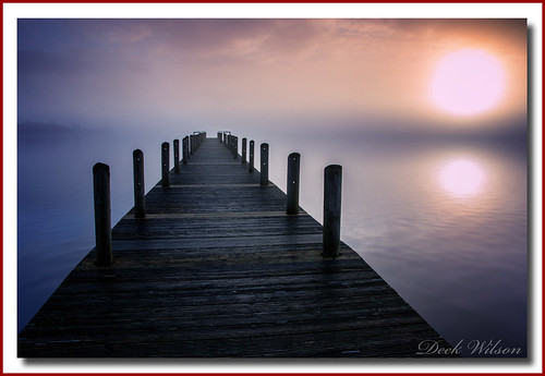 loughneagh jetty woodenjetty water ripples northernireland ulster lough sunrise for landscape seascape mist misty foggy