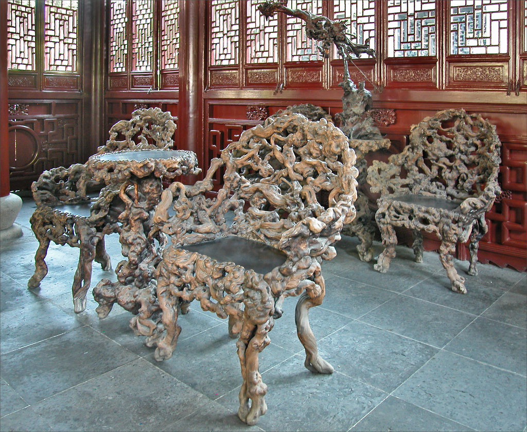 Le pavillon de la Tendresse dans le jardin Yu (Shanghai, Chine)