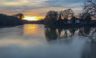 Danube River Sunset