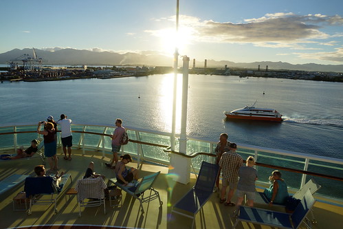 guadeloupe ponte pitre caribbean cruise ship thomson marella discovery sunset