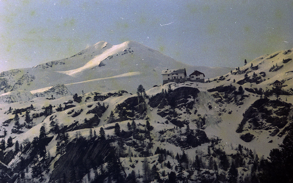 Blick aus dem Martelltal (Südtirol/Italien) - 1963