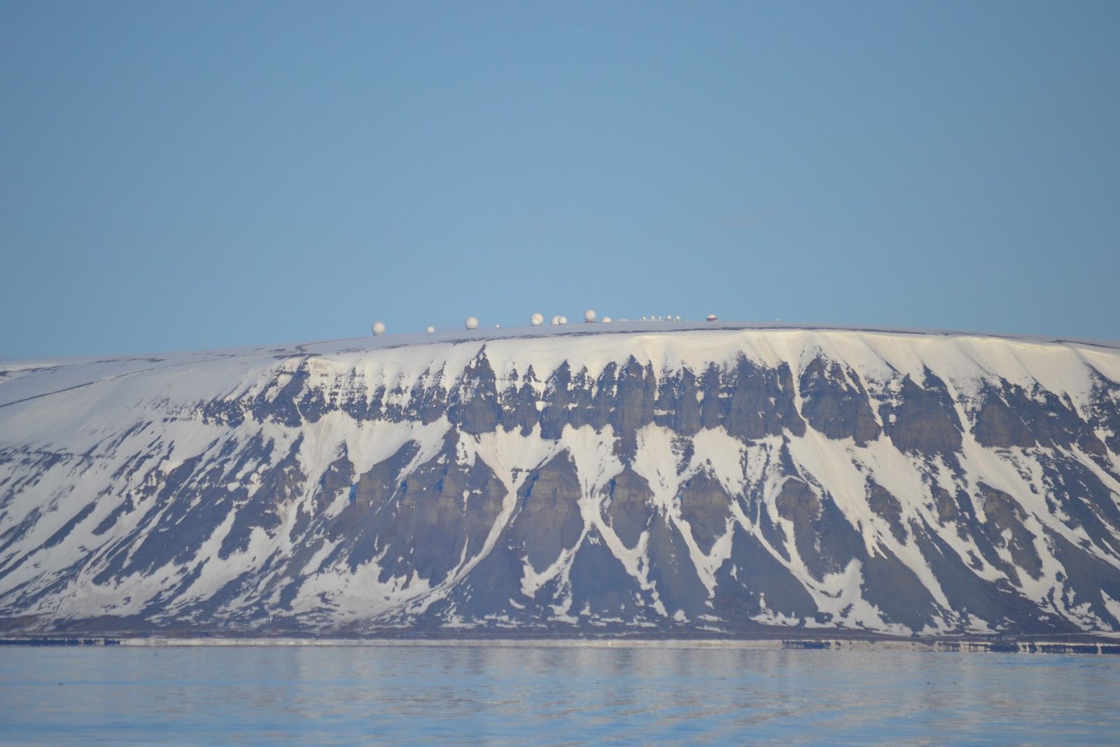 Svalbard. ESA's tracking station.