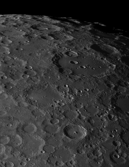 Tycho, Clavius, and Moretus craters