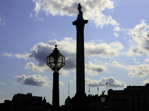All's well .........Nelson's on his column! by Digidoc2, Nelson's Column in Trafalgar Square taken as a silhouette!

For a high resolution full screen view o