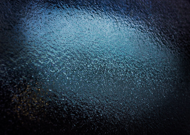 Ice on a car window in Coden Alabama