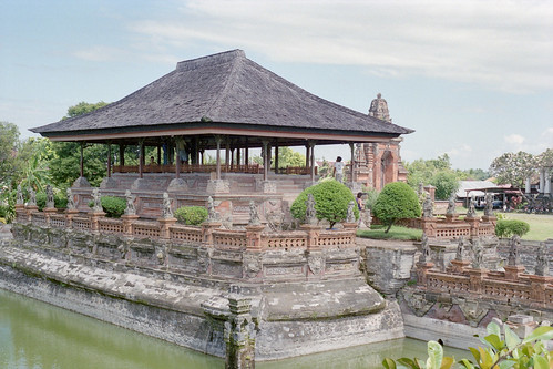 1989 asia bali indonesia klungkung architecture film moat negative pavilion