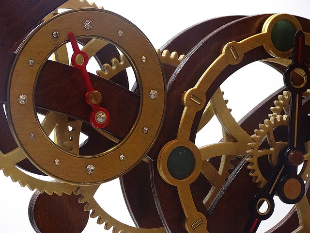 Wooden Gears clock 