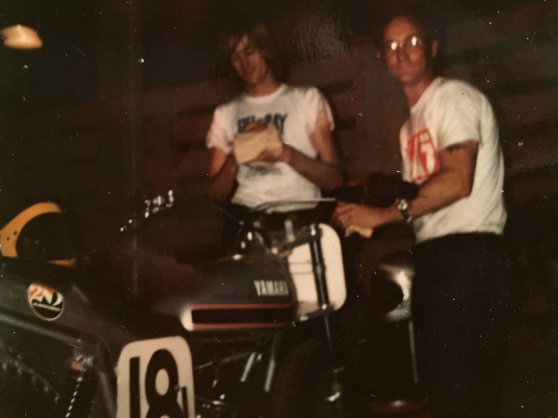 Earl Wills & Fred Smith - Yamaha Flat Track Bike