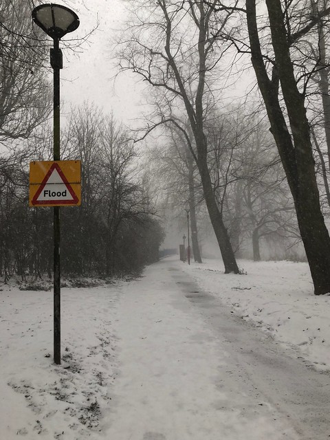Snow day, Riverside Walk, York (iPhone 8+)