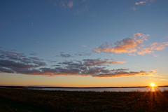 Sonnenuntergang über der dänischen Wiek