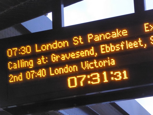 All aboard for London St Pancake!