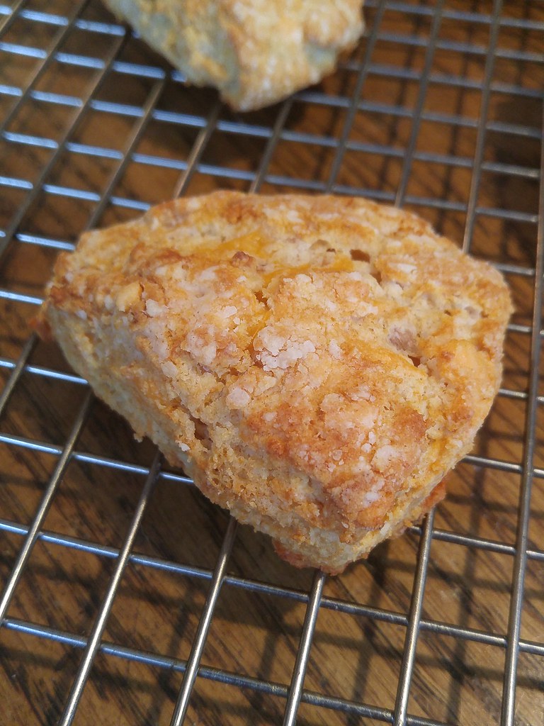 Cheddar Sourdough Biscuits