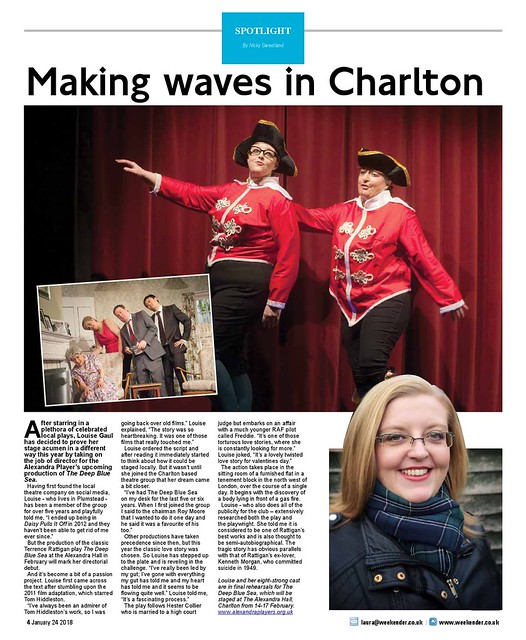 Press snippets about The Alexandra Players from features in local papers