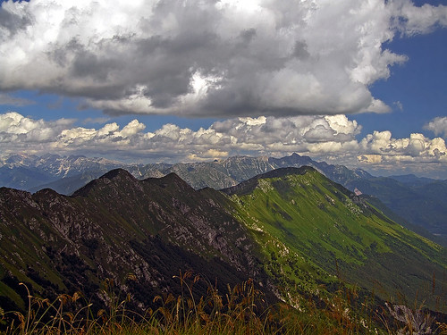 italy italia julianalps prealps hiking outdoors landscape mountain puntadimontemaggiore breškijalovec panorama