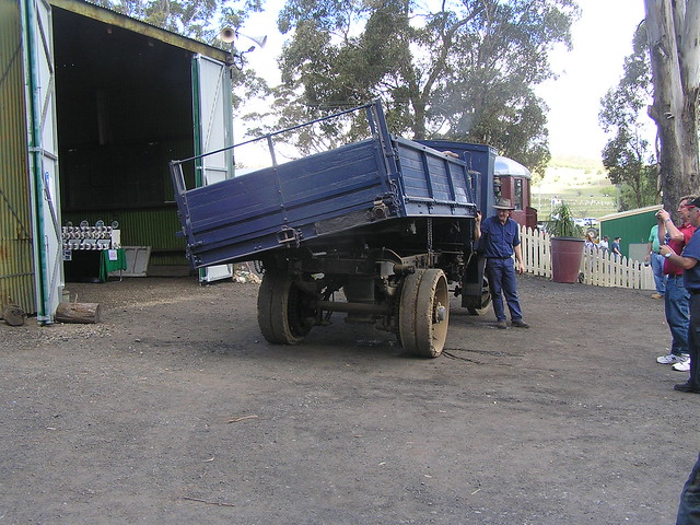 SENTINEL Steam Wagon Side Tipper at Campbelltown, Menangle, NSW.