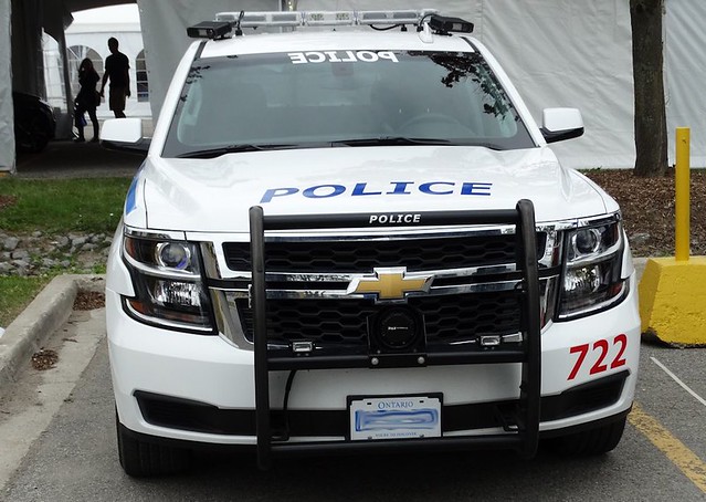 Barrie Police 2015 Chevrolet Tahoe Front