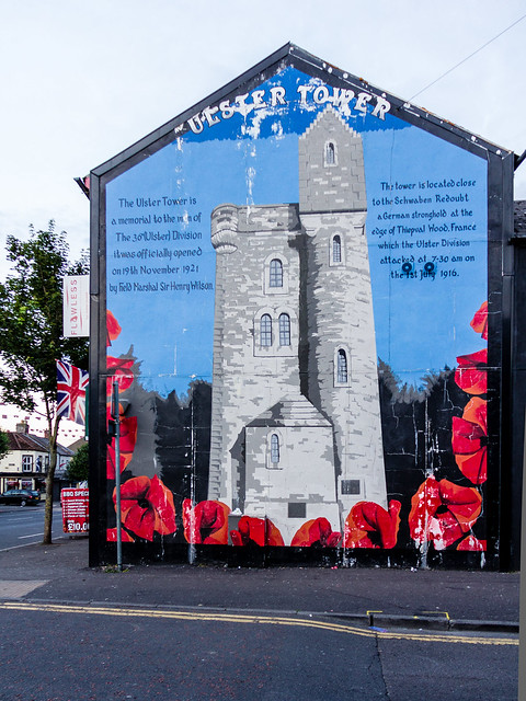 UK - Northern Ireland - Belfast - Shankill Road - Unionist Mural