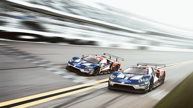Rolex 24 at Daytona: Ford GTLM Cars 66 and 67