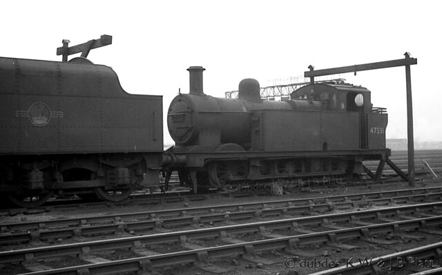 60s steam 04-66 47531 at Carlisle Kingmoor MPD