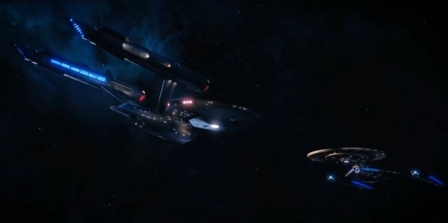 USS Enterprise and USS Discovery