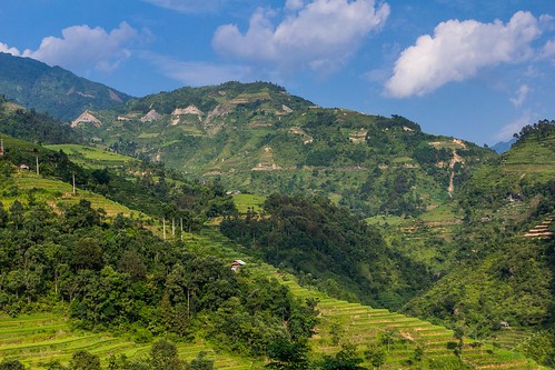 dosvěta vietnam hory krajina pole rýže terasa vietnam22