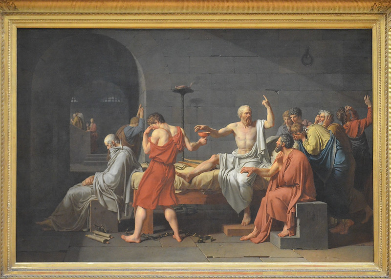 la muerte de Socrates