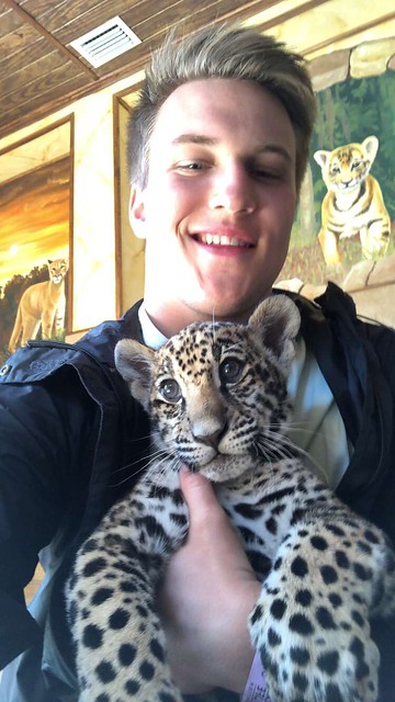 Selfie with my new Jaguar pal