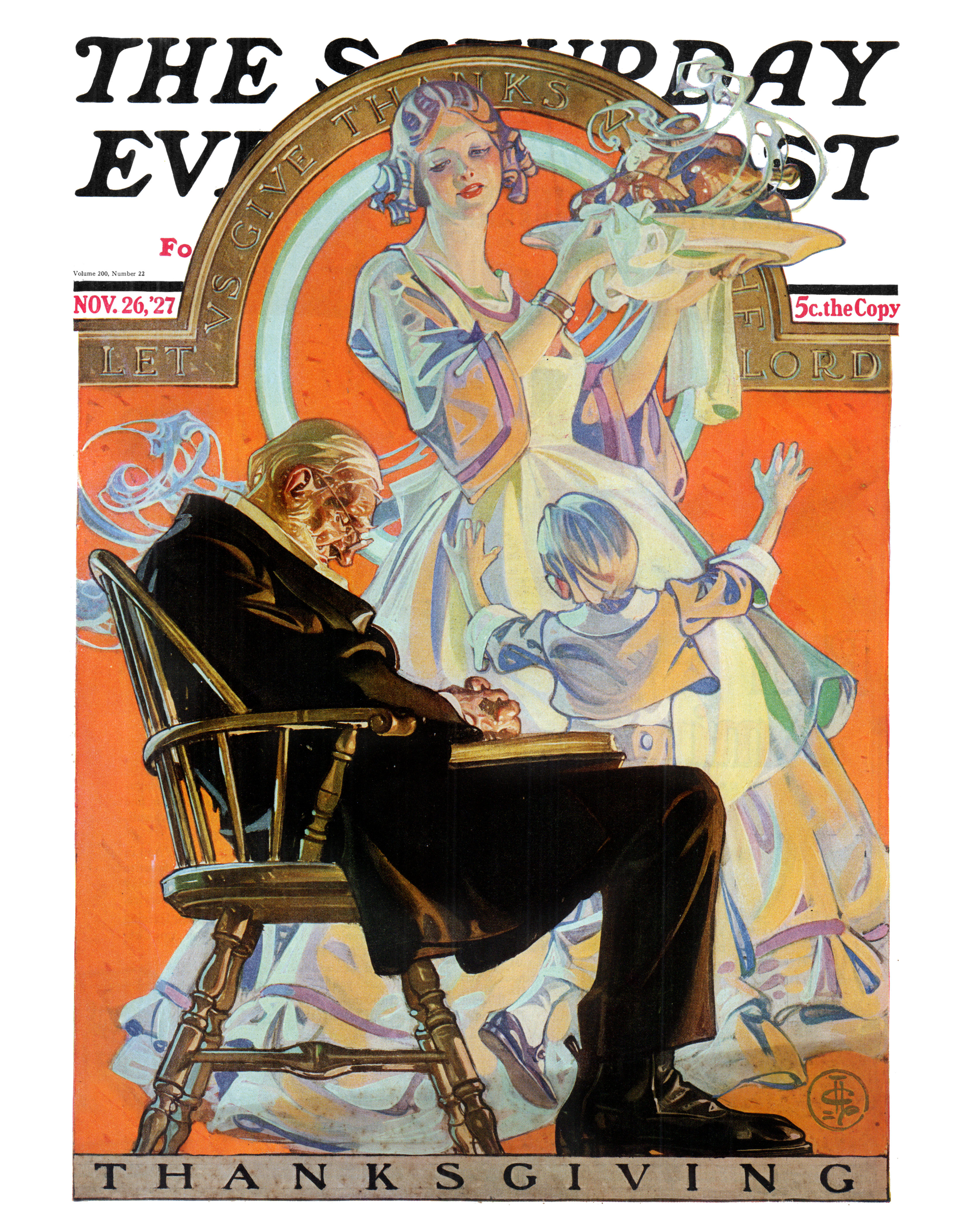 Saturday Evening Post v200 n22 [1927-11-26] cover