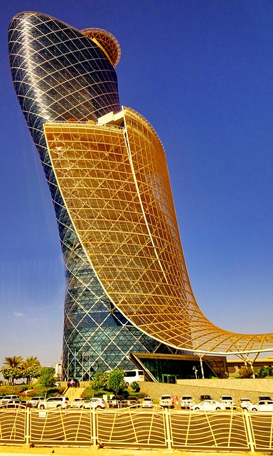 Capital Gate building in Abu Dhabi