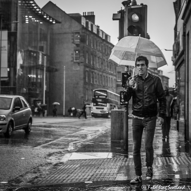 A Rainy Day in Edinburgh