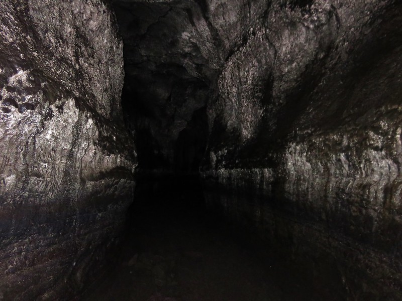 Inside Ape Cave