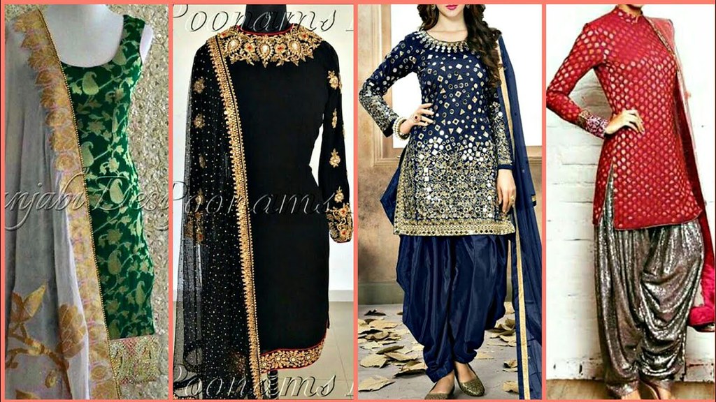 Blue Velvet Punjabi Suit with Brocade Dupatta – Lashkaraa | Velvet punjabi  suits, Punjabi suits, Simple indian suits