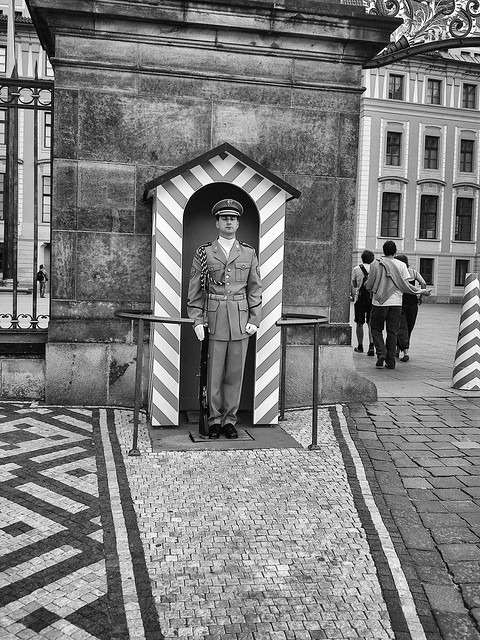 [P026] The castle guard in Prague