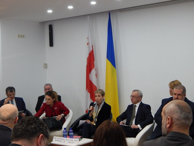 Roundtable Meeting “Deoccupation of Ukraine and Georgia: Role of the State, International Organizations, and Civil Society Institutions, Feb 20, 2018