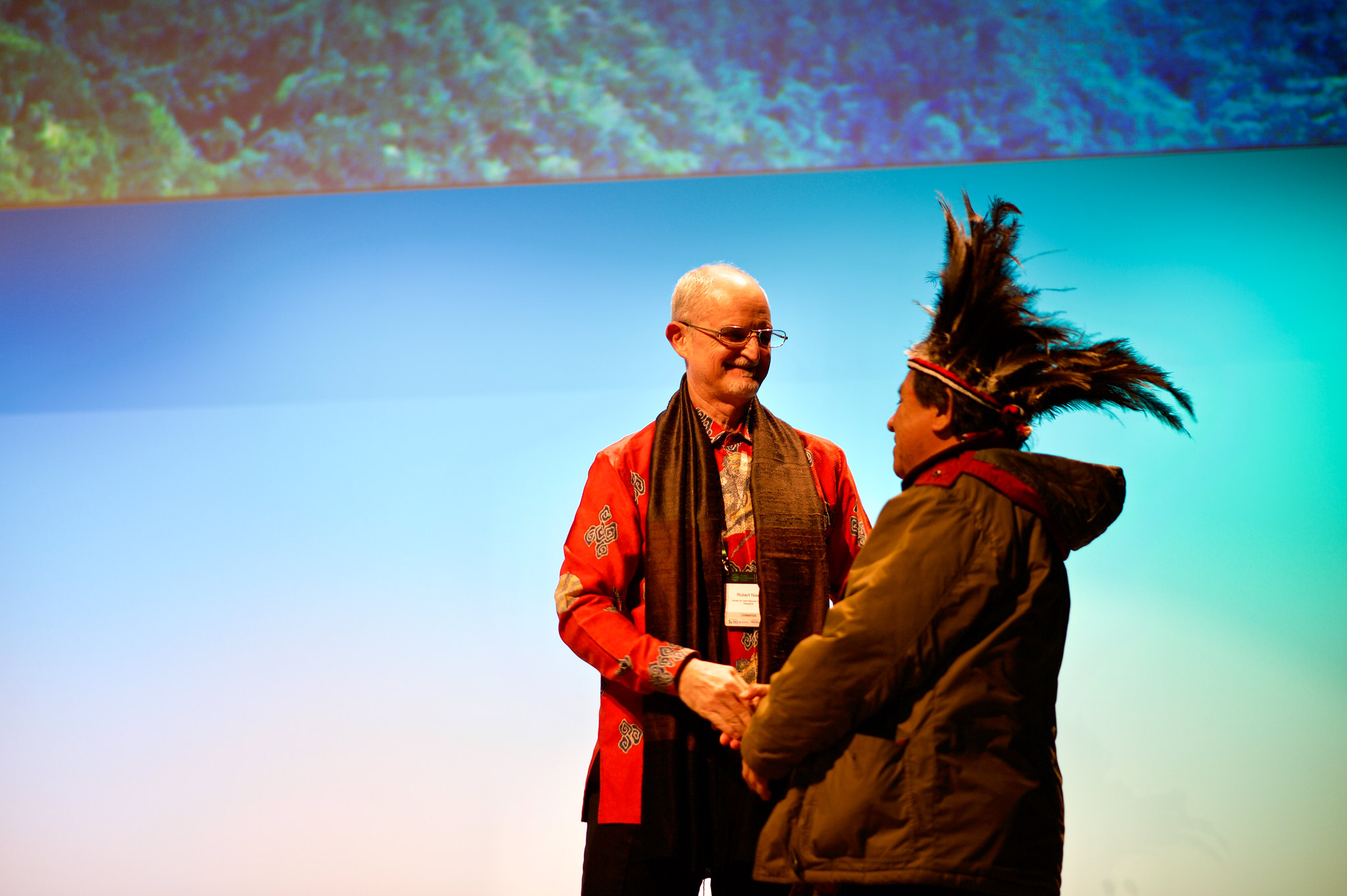 Robert Nasi (Left) and Marcos Terena (Right)