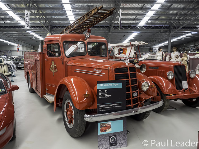 1941 MACK Model 75 Fire Engine - National Transport Museum - Inverell NSW