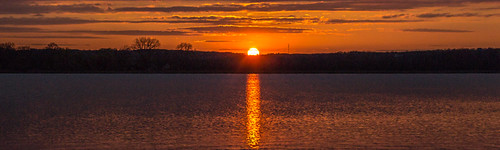 Beulah Sunset by Sharky.pics, Sunset over Lake Beulah in East Troy, Wisconsin.
