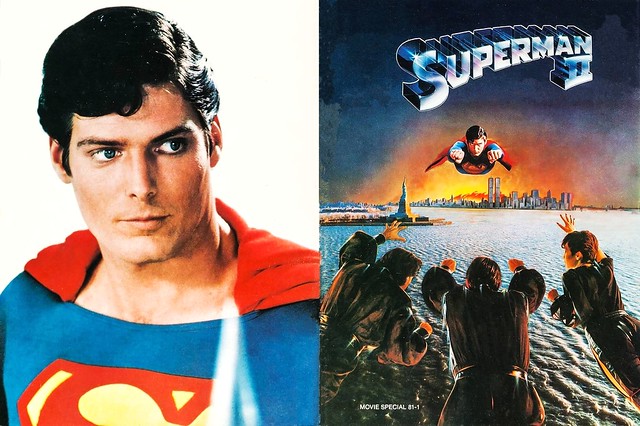 Superman II (1981 / Warner Bros.) front & back covers