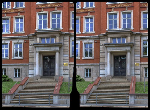 saxony sachsen vogtland reichenbach architecture school europe germany crosseye crosseyed crossview xview cross eye pair freeview sidebyside sbs kreuzblick 3d 3dphoto 3dstereo 3rddimension spatial stereo stereo3d stereophoto stereophotography stereoscopic stereoscopy stereotron threedimensional stereoview stereophotomaker stereophotograph 3dpicture 3dglasses 3dimage twin canon eos 550d yongnuo radio transmitter remote control synchron kitlens 1855mm tonemapping hdr hdri raw