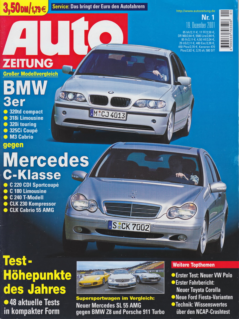 Image of Auto Zeitung - 2002-01 - cover