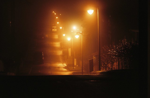 Nightlights. Mednoe ozero, November 17