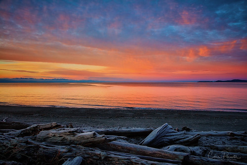 sunrise water washington landscape logs beach deception pass state park puget sound sea sky colors canon 5ds 24105mm