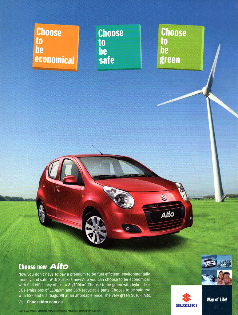 2009 Suzuki Alto 5 Door Hatchback Aussie Original Magazine Advertisment