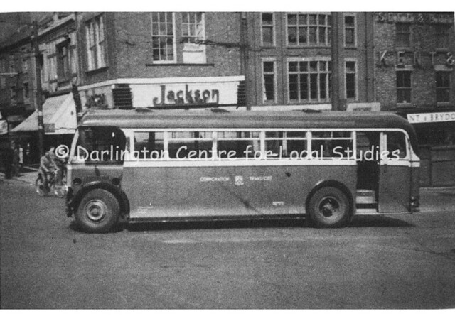 Petrol bus, Darlington, 1950