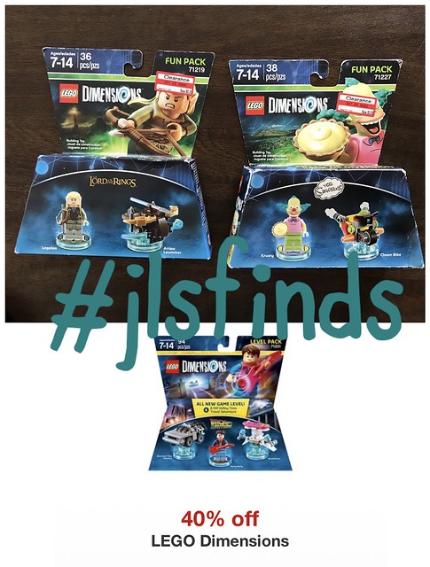 ‪Also scored some #lego #dimensions when it still has the additional 40% off on target cartwheel. Turned out to be just $2.50 each after the cw since these are just $4.99 on clearance after it scanned so always price check! ‬#jlsfinds