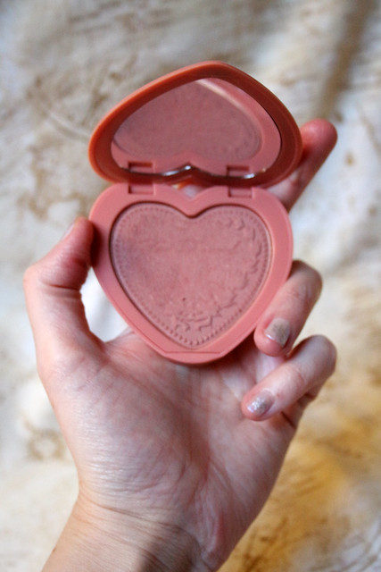My fave blush, without pretty embossing