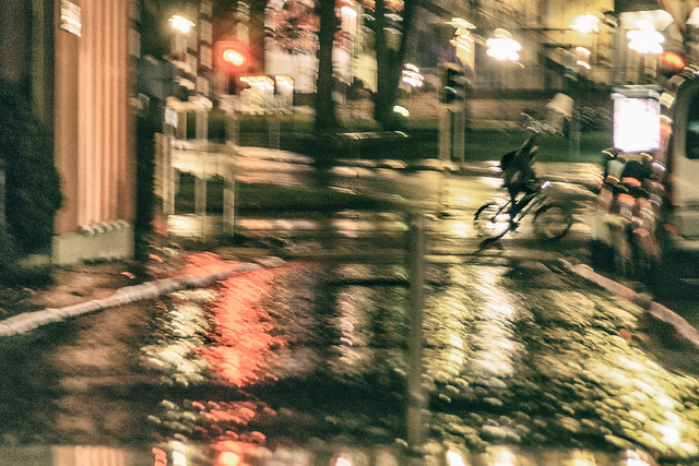 Cyclist in the rain #2