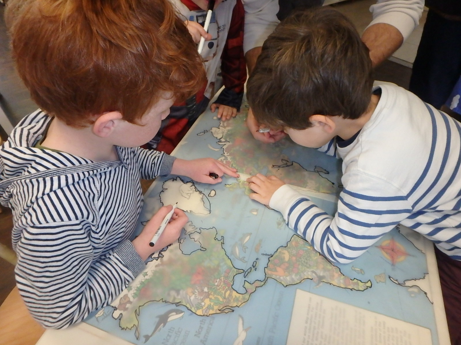 Identifying countries and oceans of the world