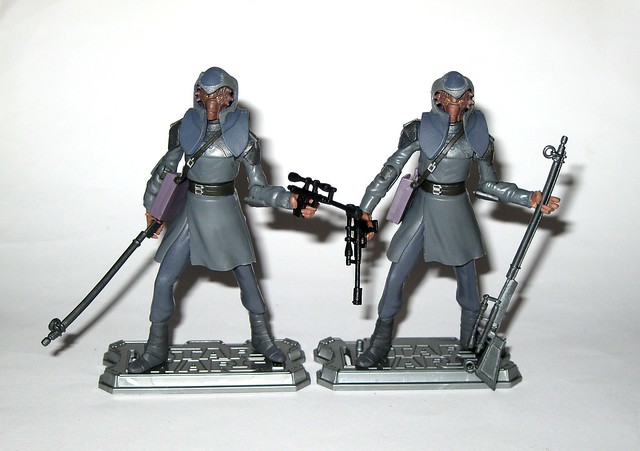 2 x nikto guards puko naga star wars the clone wars toys r us exclusive blue and black packaging basic action figures 2010 hasbro a